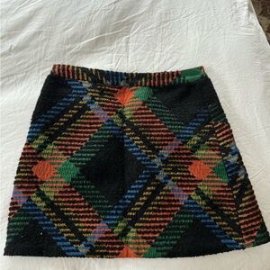 Tweed mini skirt